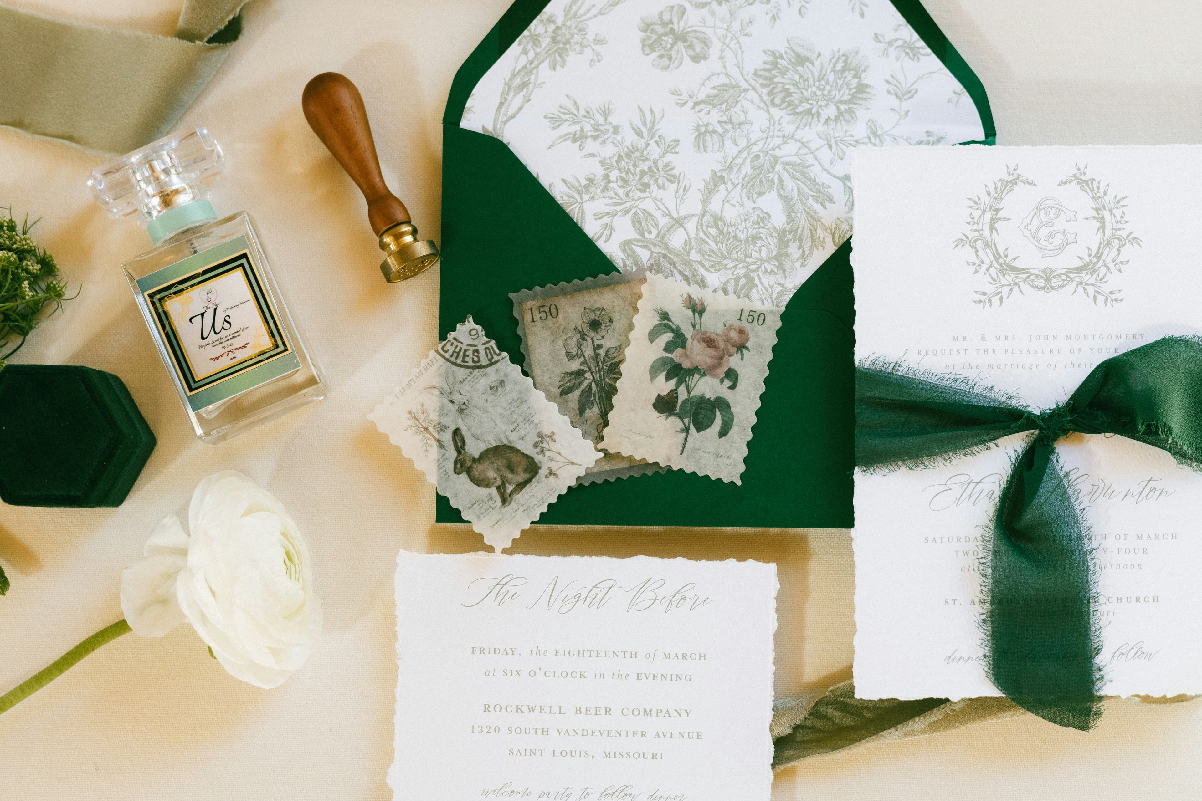Trends botanical stationery